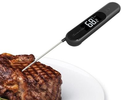 NEU 2in1 Brat Grillthermometer Infrarot Oberflächenmessung für Ofen Grill BBQ