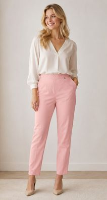 Stretchhose Modell "MARIE", Designermarke ROBELL, Schlupfhose mit Gummibund, Bengalin