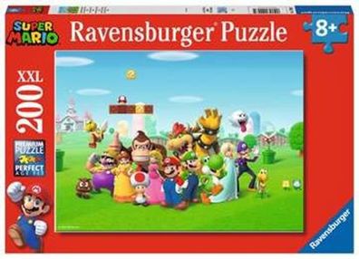 Super Mario Abenteuer - Puzzle - 200 Teile Ravensburger Kinderpuzzle