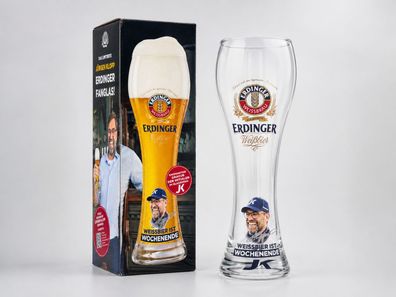 Erdinger Weißbier Jürgen Klopp Fan-Glas 0,5 l - Limitierte Sammleredition mit G