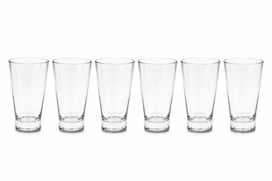 Gerolsteiner Trinkgläser 6er Set - Hochwertige Wassergläser mit Gerolsteiner Lo