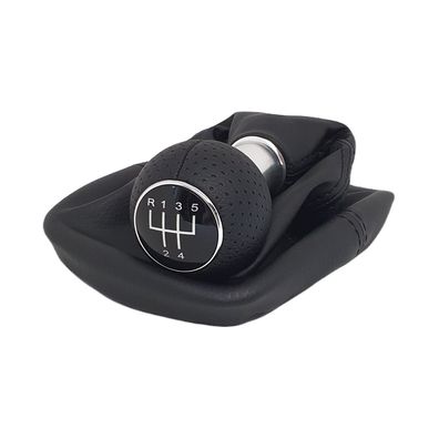 Schaltknauf 5-Gang Chrom Schaltsack für VW Golf 2 3 4 IV Polo Passat Bora Jetta Ø12mm