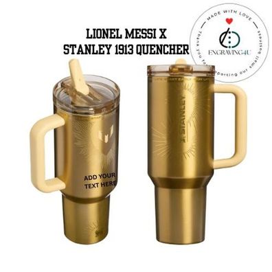 Messi x Stanley 1913 Quencher ProTour Flip Straw Tumbler 1.18L Messi Legacy Personali