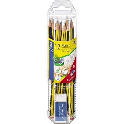 STAEDTLER® 61 120P1 Set Bleistift + Radierer 100% PEFC