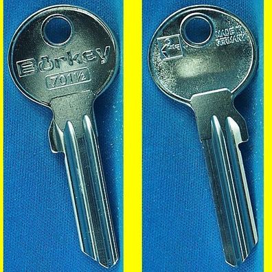 Schlüsselrohling Börkey 701 1/2 für Profilzylinder von Elca, Evva Profil 2C