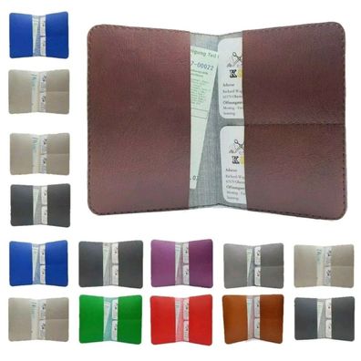 Leder KFZ Schein Schutzhülle Fahrzeugschein Hülle Mappe Etui Ausweis Karten Organizer