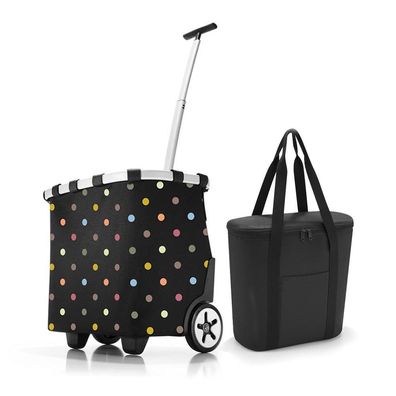 reisenthel Set Carrycruiser + Thermoshopper OEOV, dots + black, Unisex
