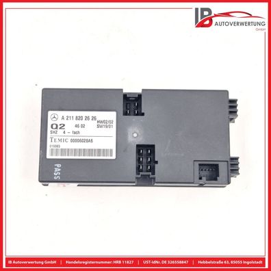 Steuergerät Sitzheizung A2118202626 00006028A6 Mercedes E-KLASSE W211 E320 CDI