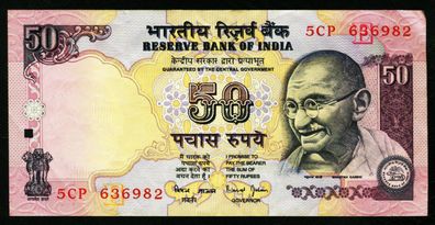 INDIEN. 50 Rupees 1997. 90e