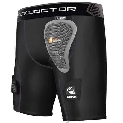 Shock Doctor Damen Compression Short mit Leistenschutz