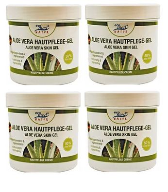 eco med Natur Aloe Vera Haupflege Gel 4x 250 ml