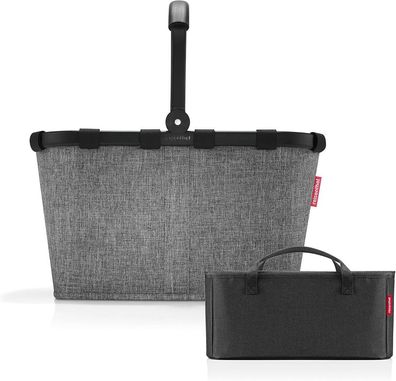 reisenthel Set Carrybag + Organizer BKBX, twist silver + black, Unisex