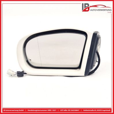 Außenspiegel links 7 + 2 PIN Alabasterweiss 2038107193 Mercedes E-KLASSE S211 W211