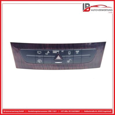 Schalterleiste Warnblinker 2118210958 Mercedes E-KLASSE S211 KOMBI E220 CDI