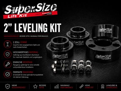 2" Leveling Kit SuperSize Dodge Ram 1500 Bj:09-25 (Gen.4) 4WD ( mit Gutachten )