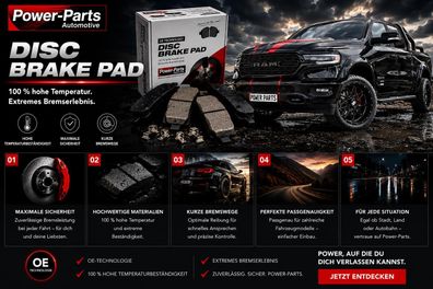 Bremsbeläge HA Ceramic Ram 1500 ab Bj:2019 (Gen.5)
