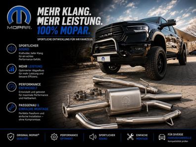Sport Auspufftopf RAM 1500 DT 5,7L (Gen.5) MOPAR