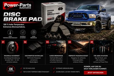 Bremsbeläge VA Ceramic Dodge Ram 1500 Bj:06-25 (Gen.3 & Gen.4) (nur 5-Loch Bremssc