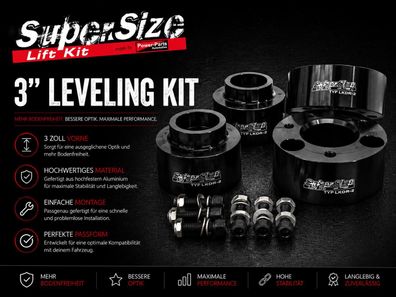 3" Leveling Kit SuperSize Dodge Ram 1500 Bj:09-25 (Gen.4) 4WD ( mit Gutachten )