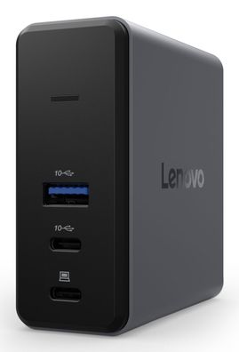 Lenovo X9 Charging GaN Dock Kabelgebunden USB 3.2 Gen 2 (3.1 Gen 2) Type-C Grau