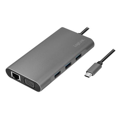 LogiLink UA0383 laptop-dockingstation & portreplikator Kabelgebunden USB 3.2 Gen 1 (3