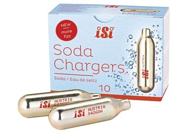 ISI Capsules de gaz carbonique à usage unique pack de 10