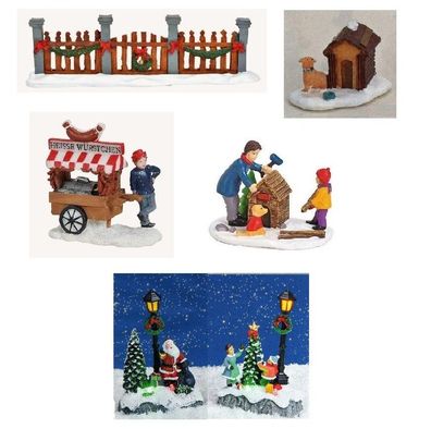 Wurm - Diverse Figuren für Ihr Weihnachtsdorf, 3,0 - 9,0 cm