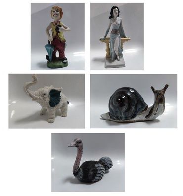 Keramik - Verschiedene Figuren und Deko 10,0 - 22,5 cm
