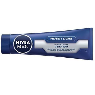 Nivea Men Protect & Care Rasiercreme, 100 ml - Pflege und Schutz für Männerhaut