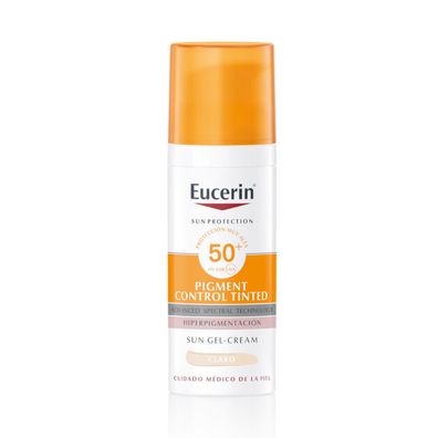 SUN Protection pigment control fluido con color SPF50+ #light 50 ml