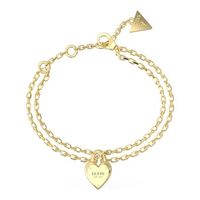 All You Need is Love charmantes Doppelarmband JUBB04211JWYG - Länge: 18,5 cm