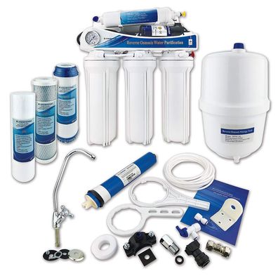 Finerfilters Umkehrosmose Trinkwasserfilter 5-stufig 50GPD