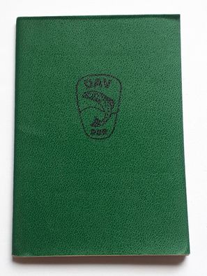 DDR DAV Deutscher Angler-Verband der DDR Mitgliedsbuch