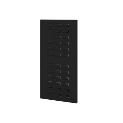 Seitliche Lochplatte für Behälter für den MEGAN-Schrank, schwarz, 334 x 684 x 18 mm
