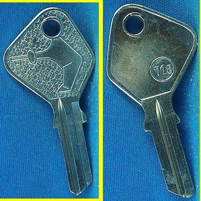 Schlüsselrohling Börkey 718 für verschiedene GeGe Kleinzylinder, Möbelzylinder