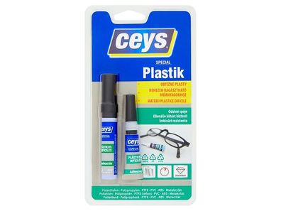Kleber Ceys Special Plastik, für schwierige Kunststoffe, Sekundenkleber