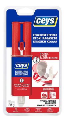 Kleber Ceys Epoxiceys schnellhärtend, Spritze, 28 g