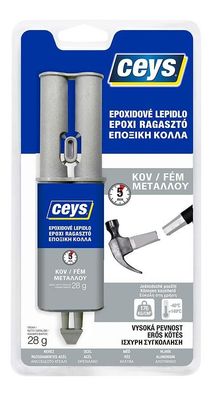 Kleber Ceys Epoxiceys für Metall, Spritze, 28 g