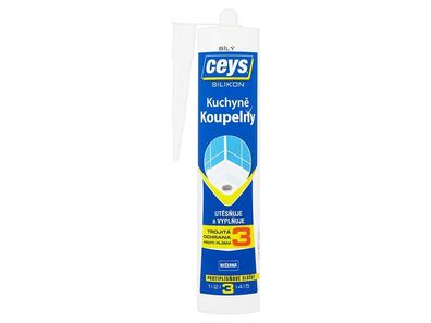 Silikon Ceys Bäder und Küchen, weiß, 280 ml