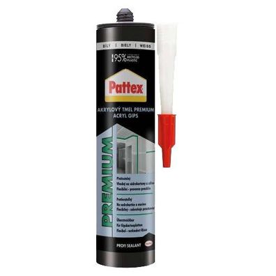 Dichtstoff Pattex Premium Acryl, weiß, 280 ml