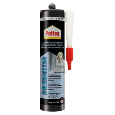 Silikon Pattex Premium, sanitär, weiß, 280 ml