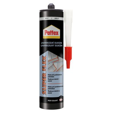 Silikon Pattex Super Flex, universal, weiß, 280 ml