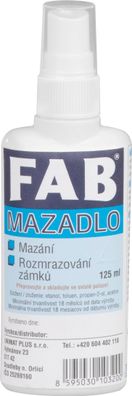 Schmiermittel für Schlösser FAB 125 ml