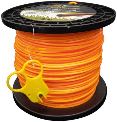 Mähfaden ProCom Plus, 2,7 mm, Midi-Spool L-100 m, mit Schneider