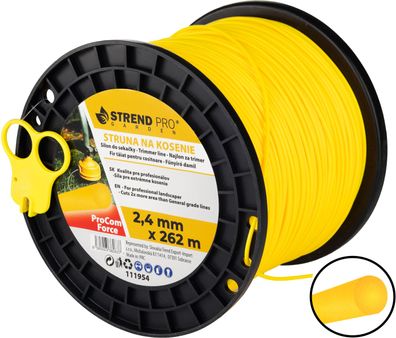 Mähfaden ProCom Force, 2,4 mm, Spool L-262 m, rund