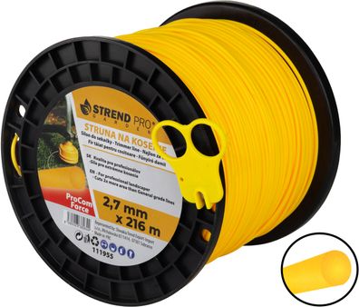 Mähfaden ProCom Force, 2,7 mm, Spool L-216 m, rund