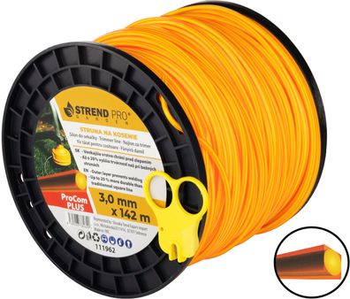 Mähfaden ProCom Plus, 3,0 mm, Spool L-142 m, quadratisch