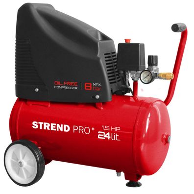 Kompressor Strend Pro OF1524, ölfrei, 1,1 kW, 24 Liter