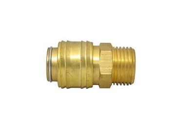 Schnellkupplung für Kompressor Airtool NUQ-2, 3/8", Ms, Außengewinde, für