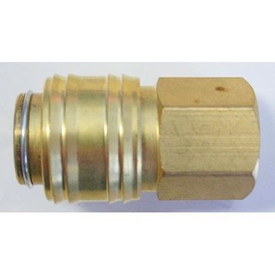 Schnellkupplung für Kompressor Airtool NUQ-1, 1/4", Ms, Innengewinde, für
